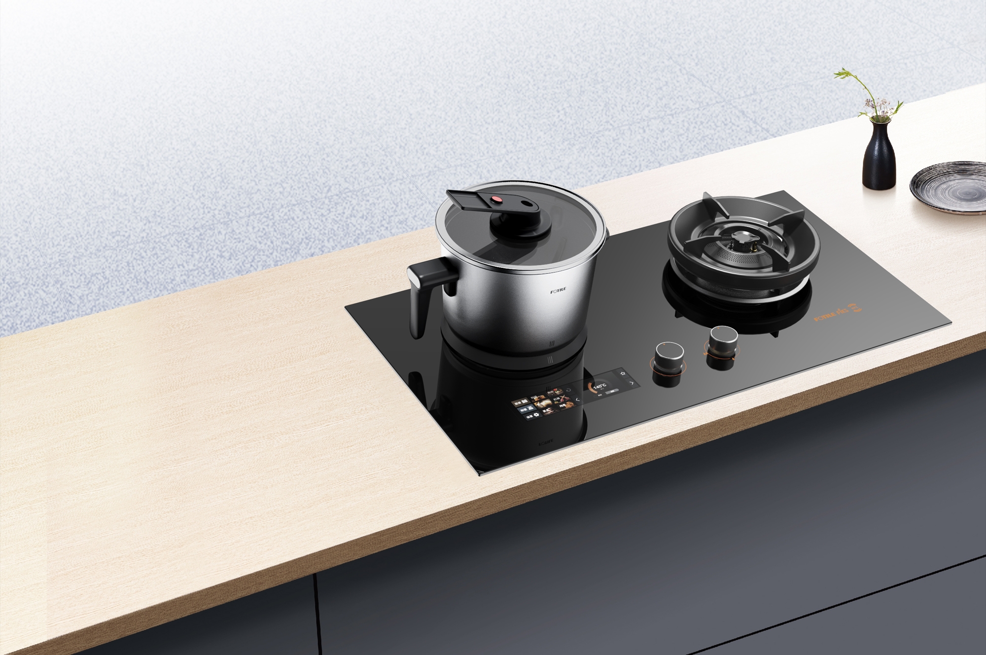 industrial design，Cooker，Kitchen electricity，Render，product design，