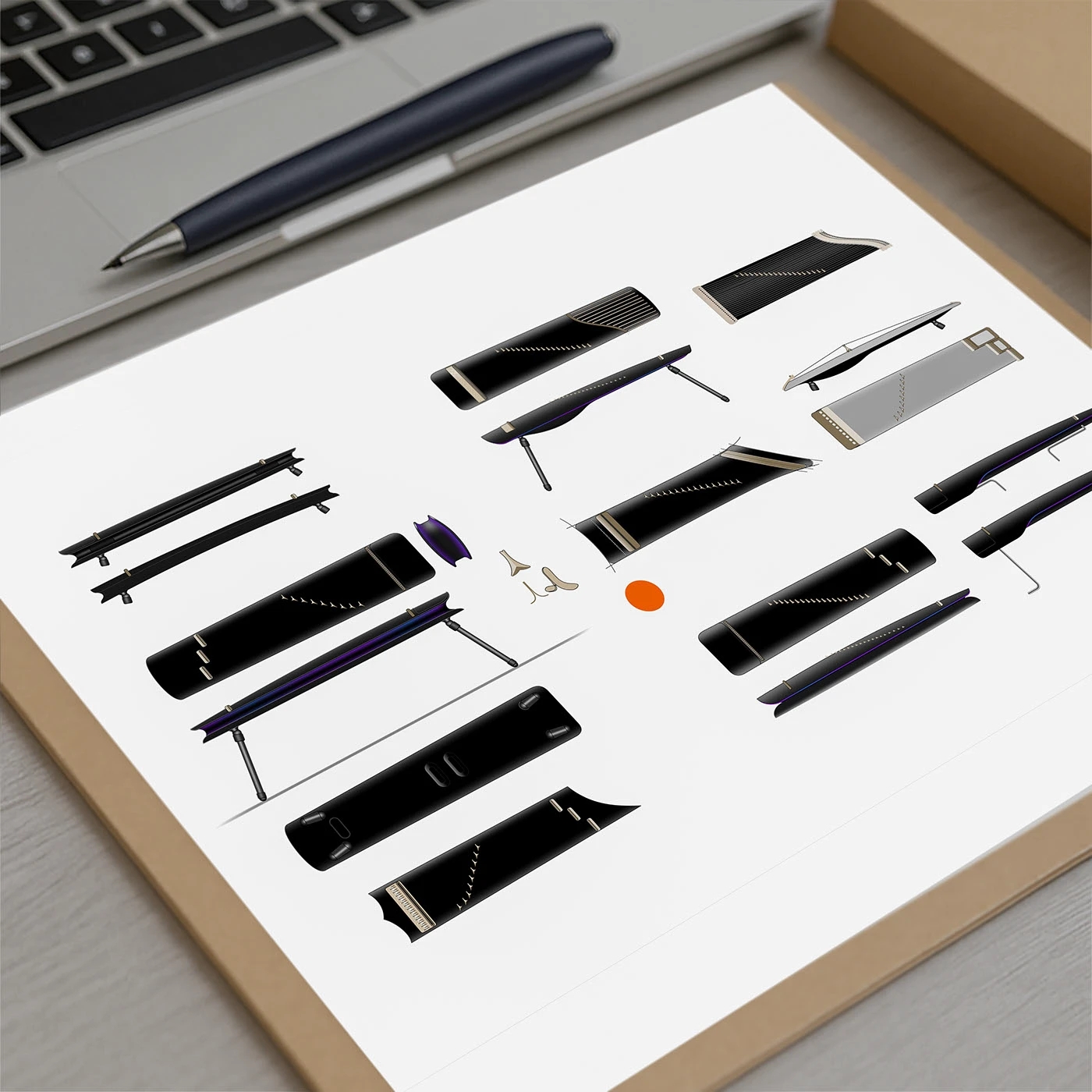 Electronic zither，Electronic Guzheng，Musical Instruments，originality，