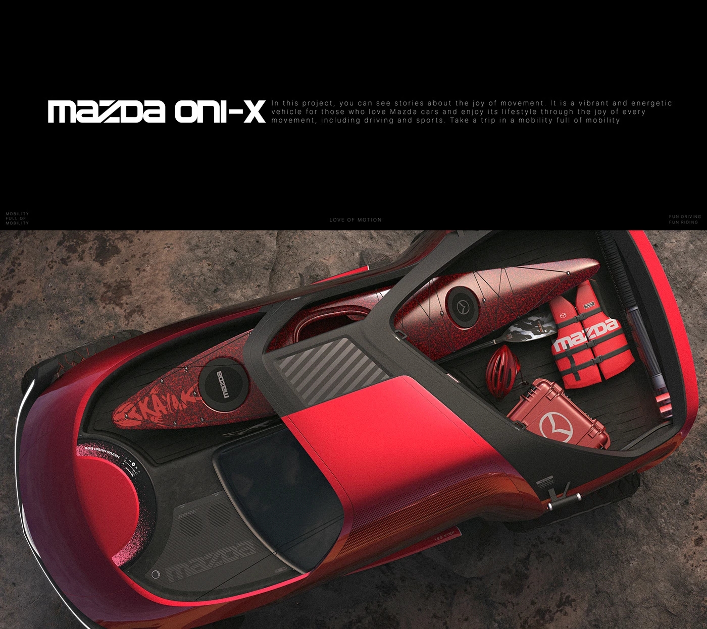 automobile，vehicle，MAZDA ONI-X，Mazda，