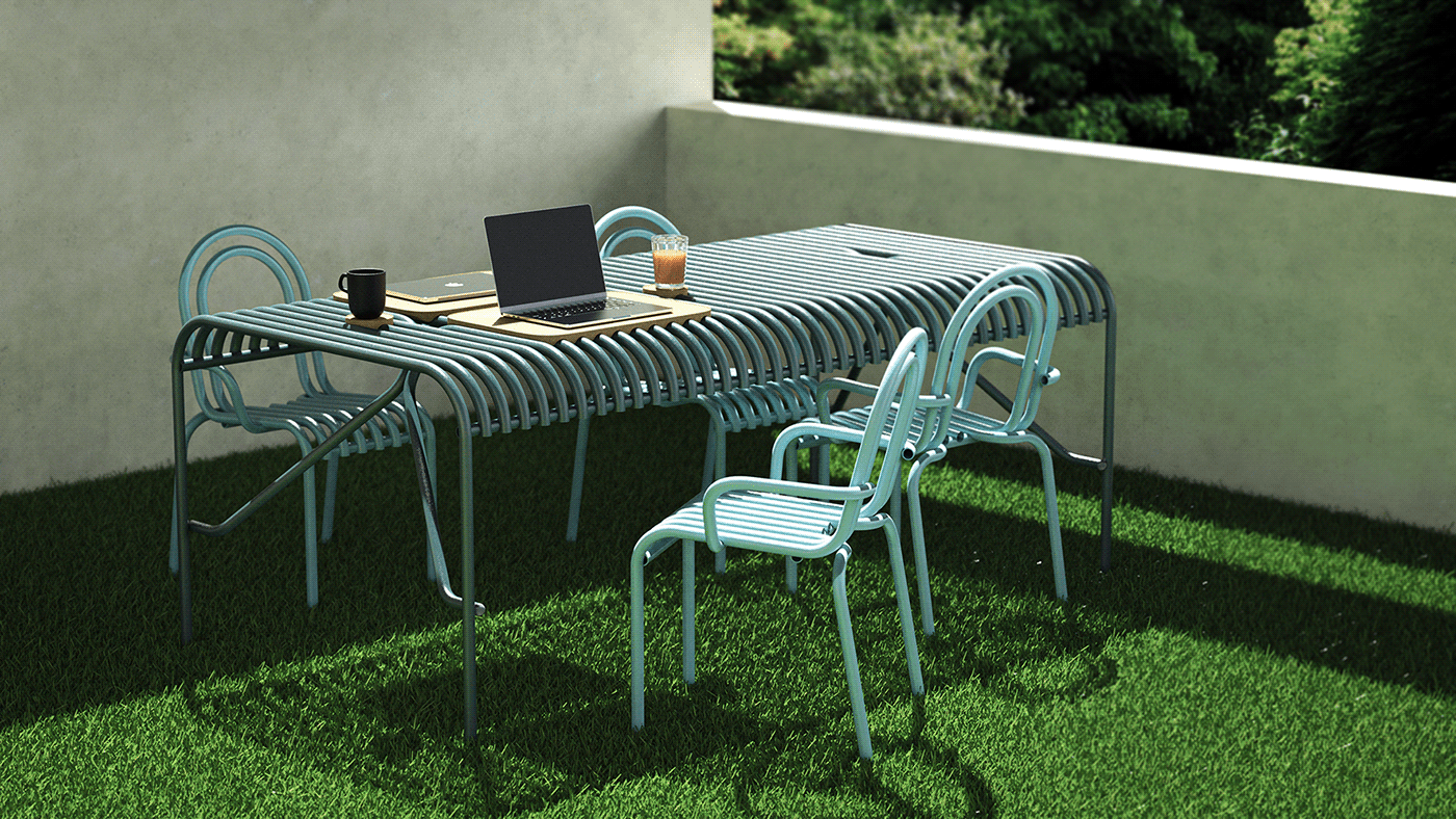 furniture，Table，ALOOP COLLECTION，industrial design，