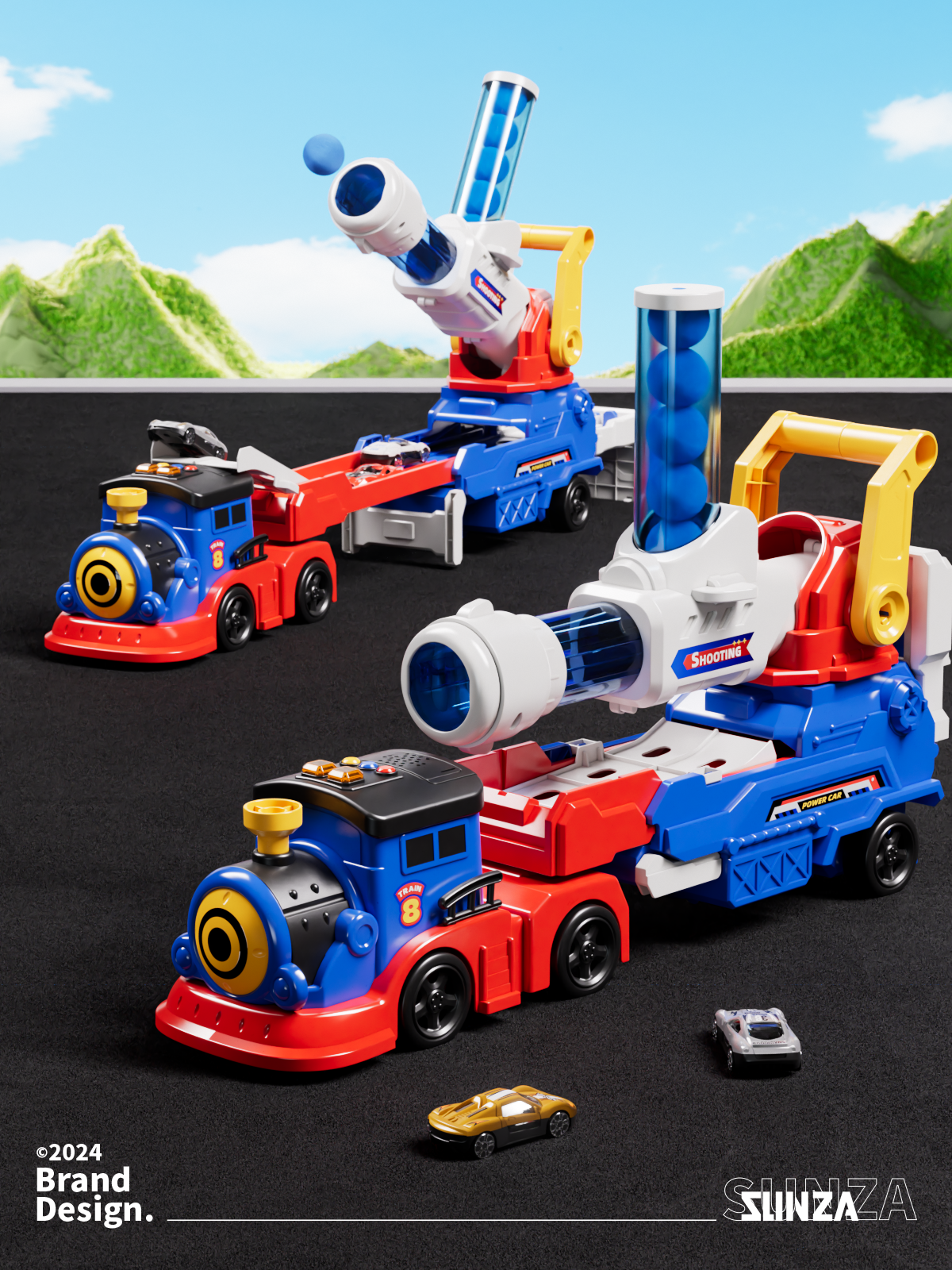 Thomas，Cannonball Vehicle，product design，train，packing design，Toy car，Chenghai Design，Boy's Toys，