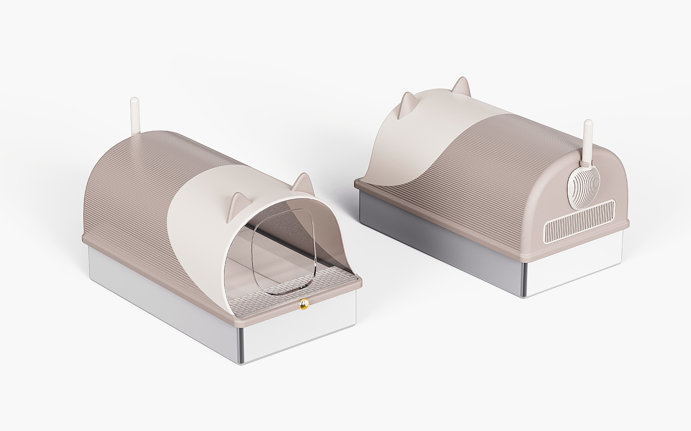 Cat litter box, pet supplies, ai painting，