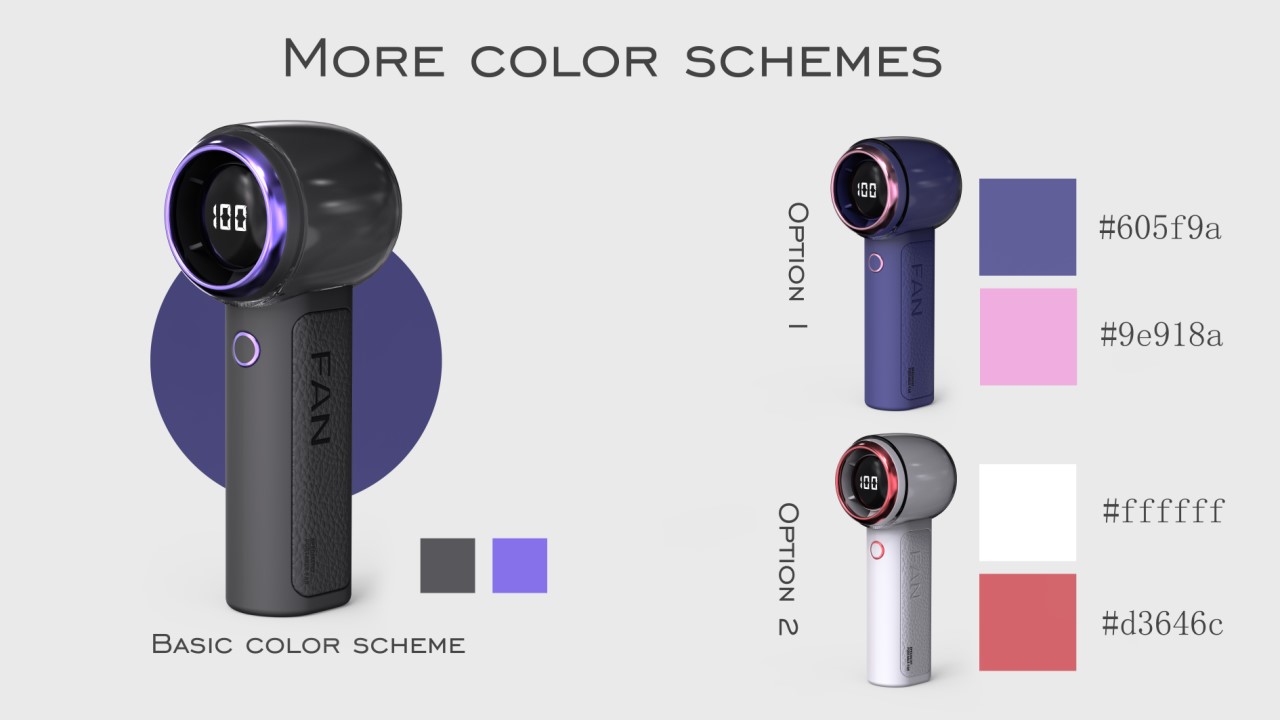 Household appliances，product design，Handheld fan，