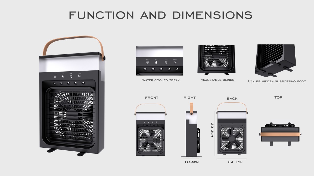 household electrical appliances，product design，Water cooling fan，