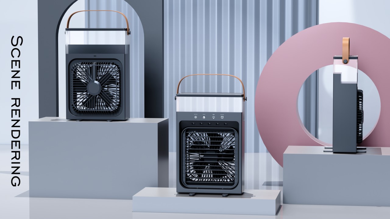 household electrical appliances，product design，Water cooling fan，