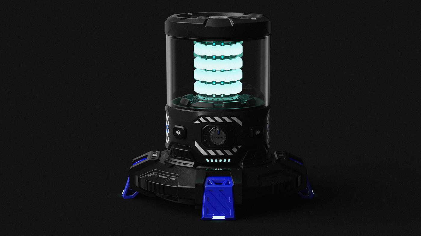 Bluetooth Speaker ，product design，industrial design，conceptual design，Mecha wind，Functional wind，3C products，Wireless charging，
