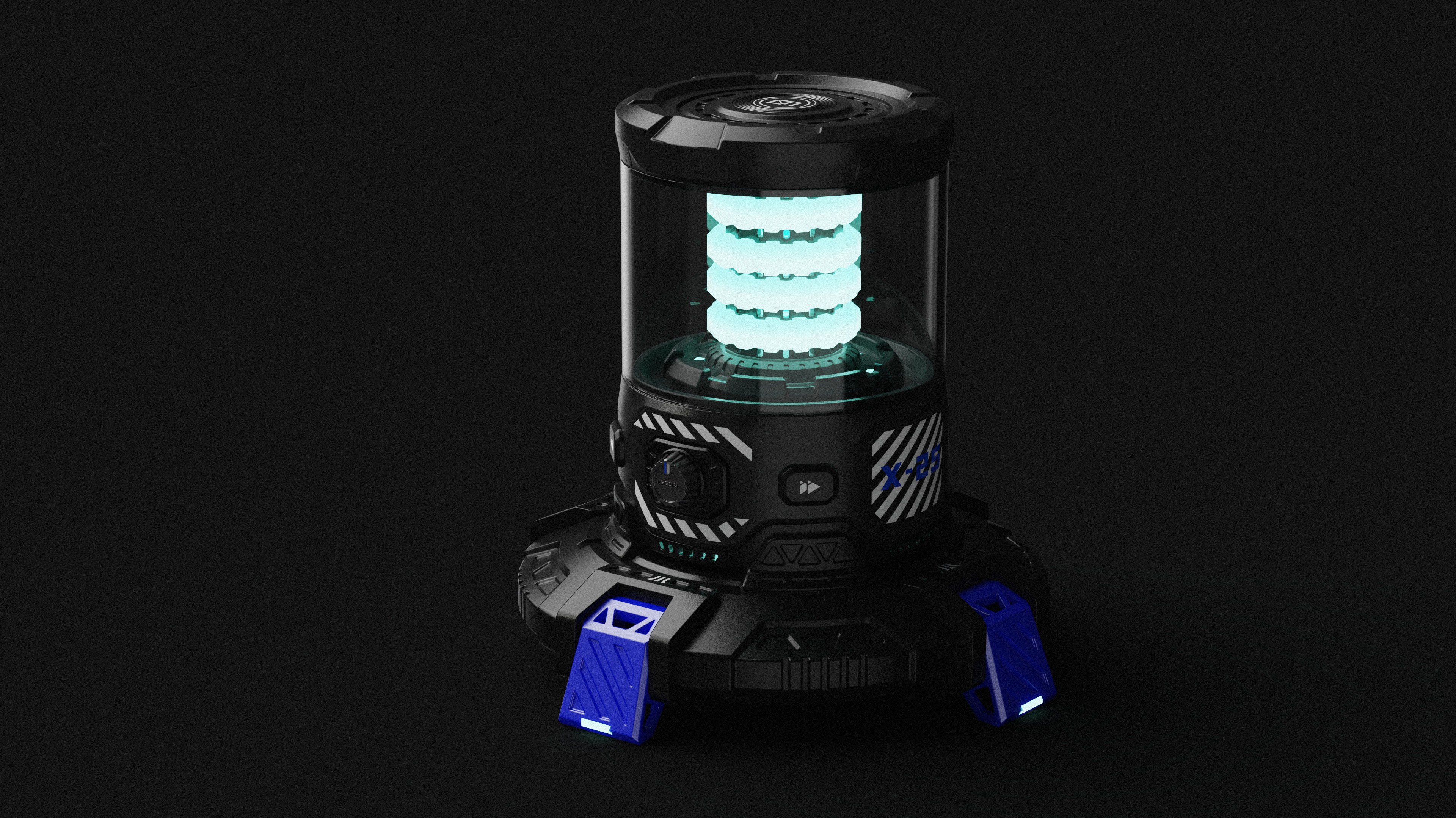 Bluetooth Speaker ，product design，industrial design，conceptual design，Mecha wind，Functional wind，3C products，Wireless charging，