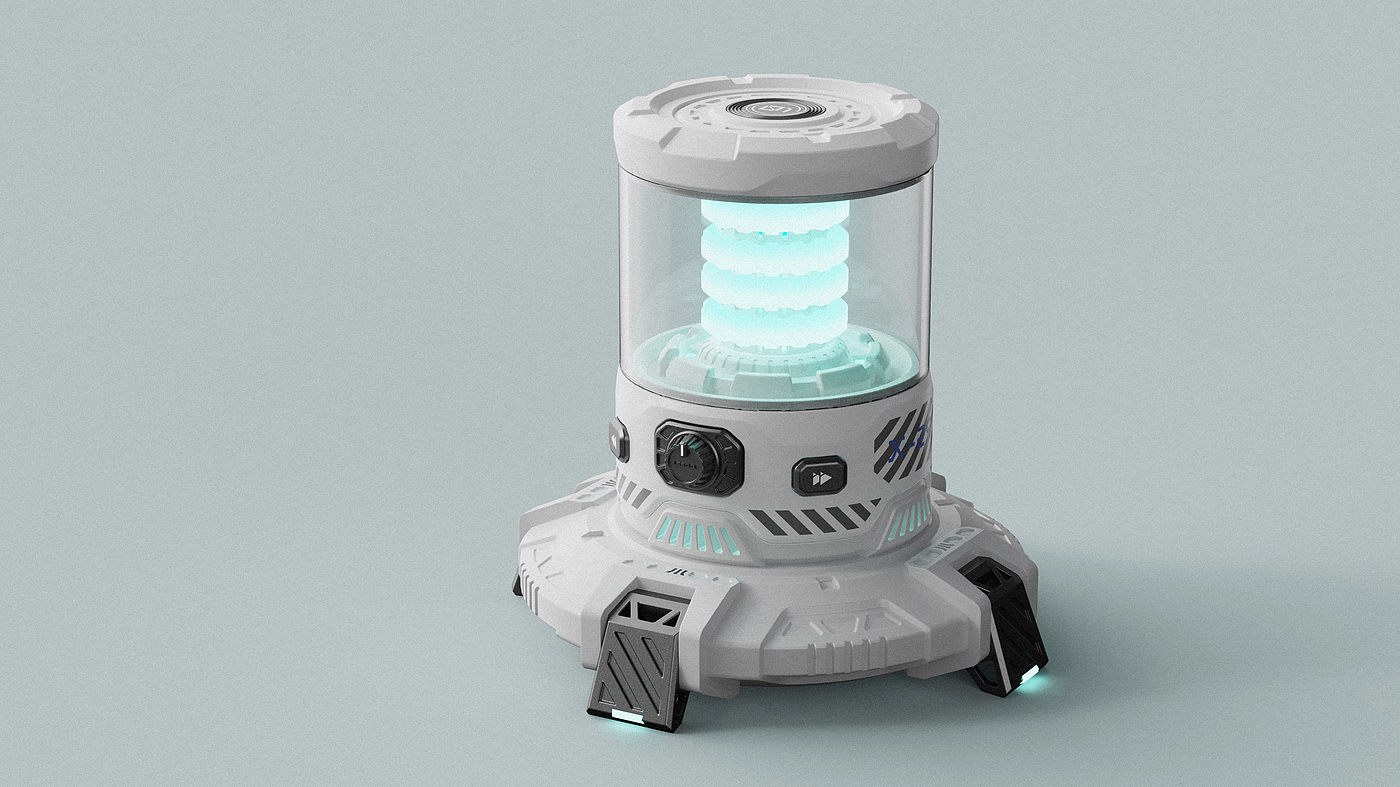 Bluetooth Speaker ，product design，industrial design，conceptual design，Mecha wind，Functional wind，3C products，Wireless charging，