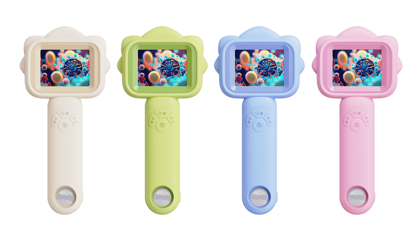 magnifier，children，lovely，kawaii，Microscope，camera，