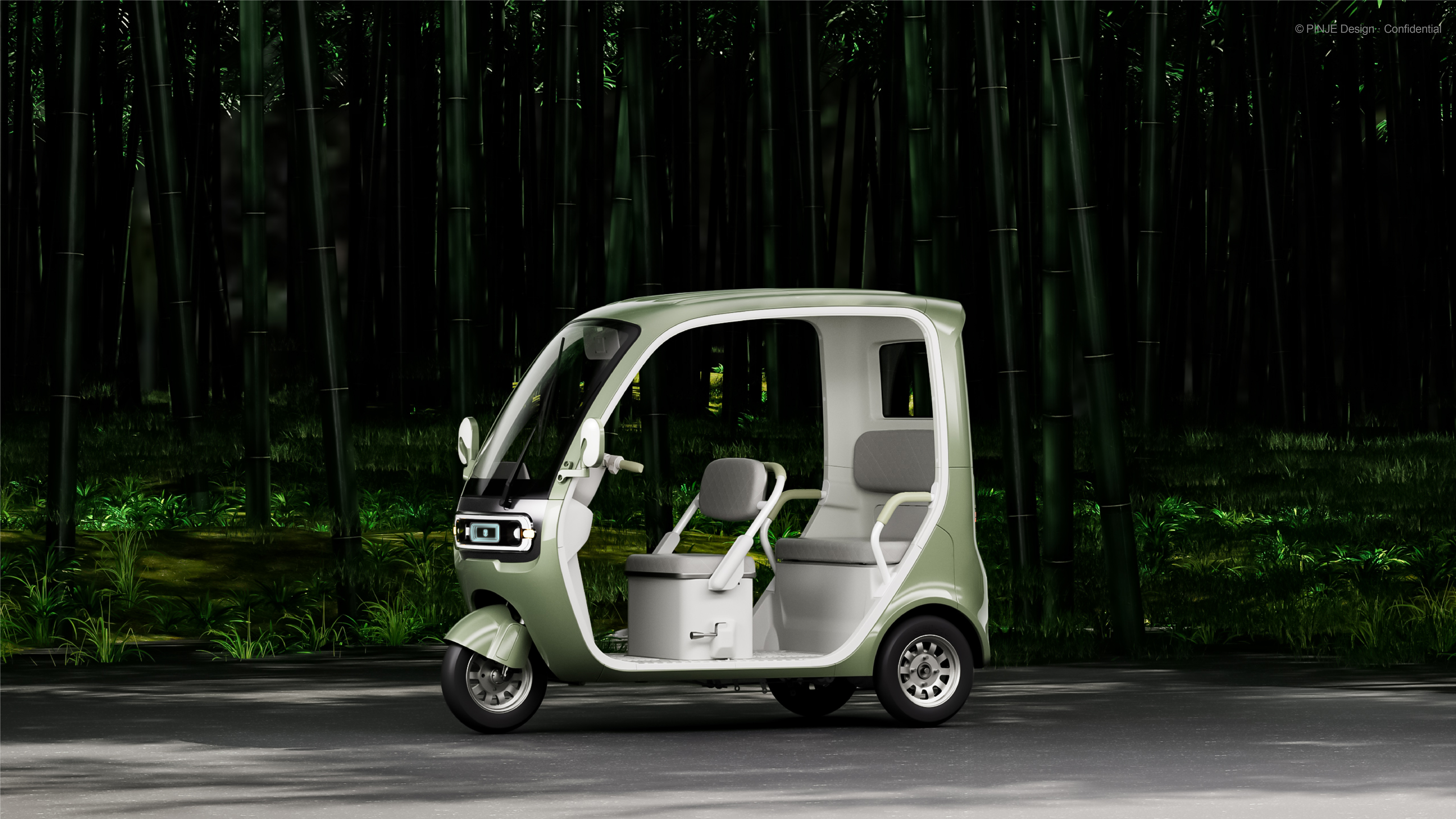 Tricycle，automobile，Electric vehicle，Jin Peng，Sports car，vehicle，Small town youth，product design，