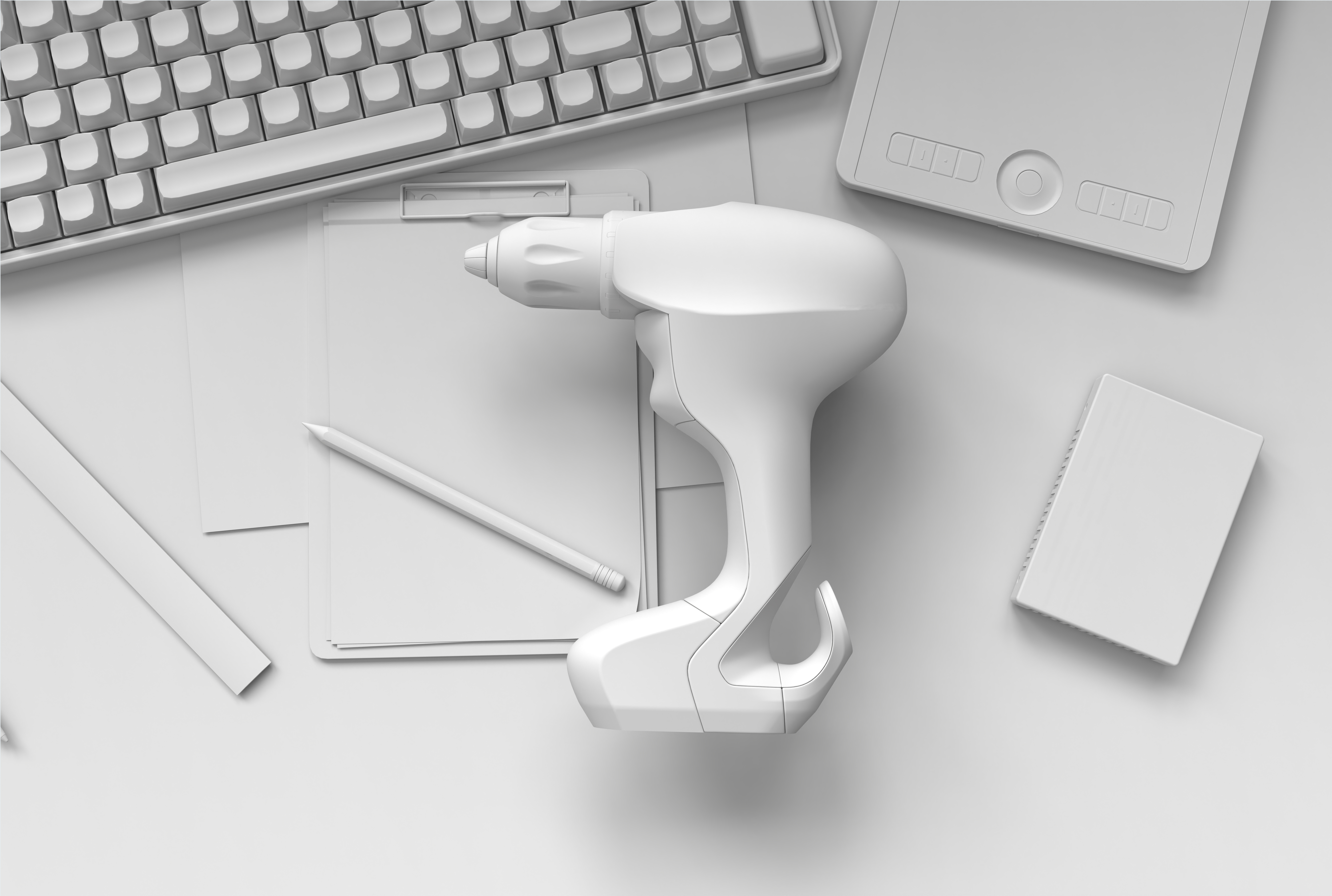 modeling，Modeling order，Order receiving，Product modeling，Product rendering，Render，