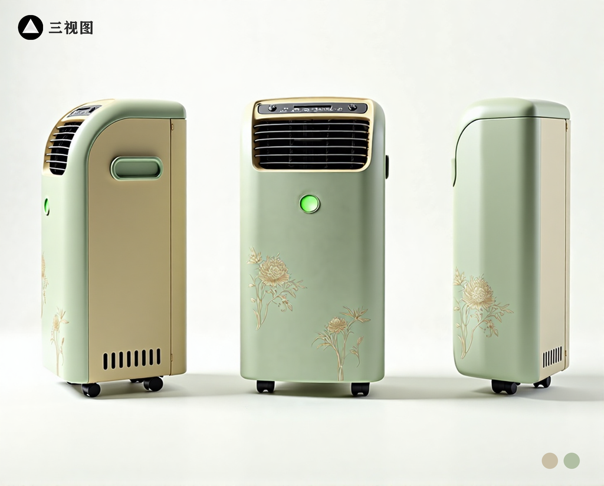 AI Tool Design，Looking for a job.，Innovative design，Small air conditioning design，Suitable aging，
