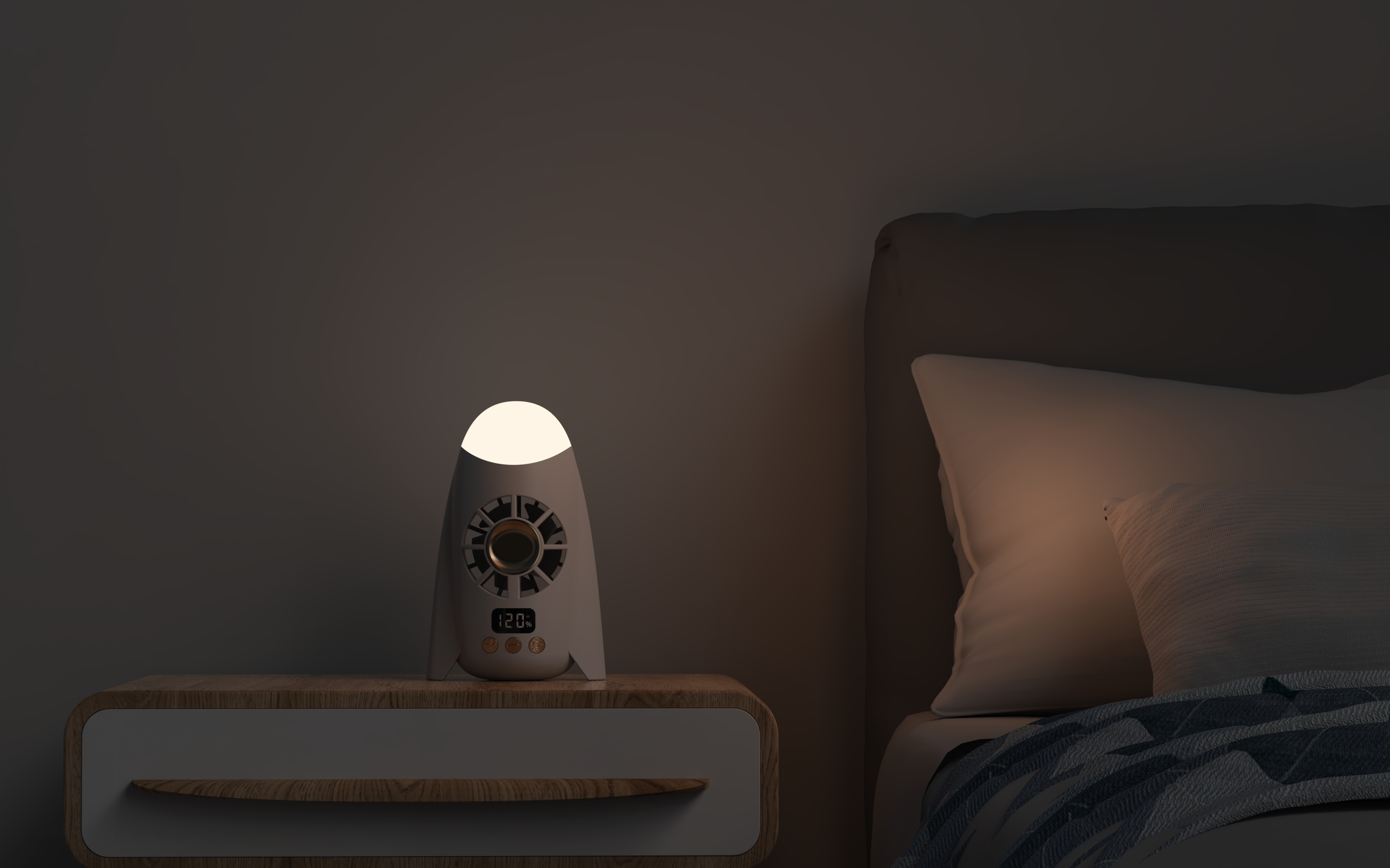 High Speed · Handheld Fan，Desktop small fan，Desktop night light，