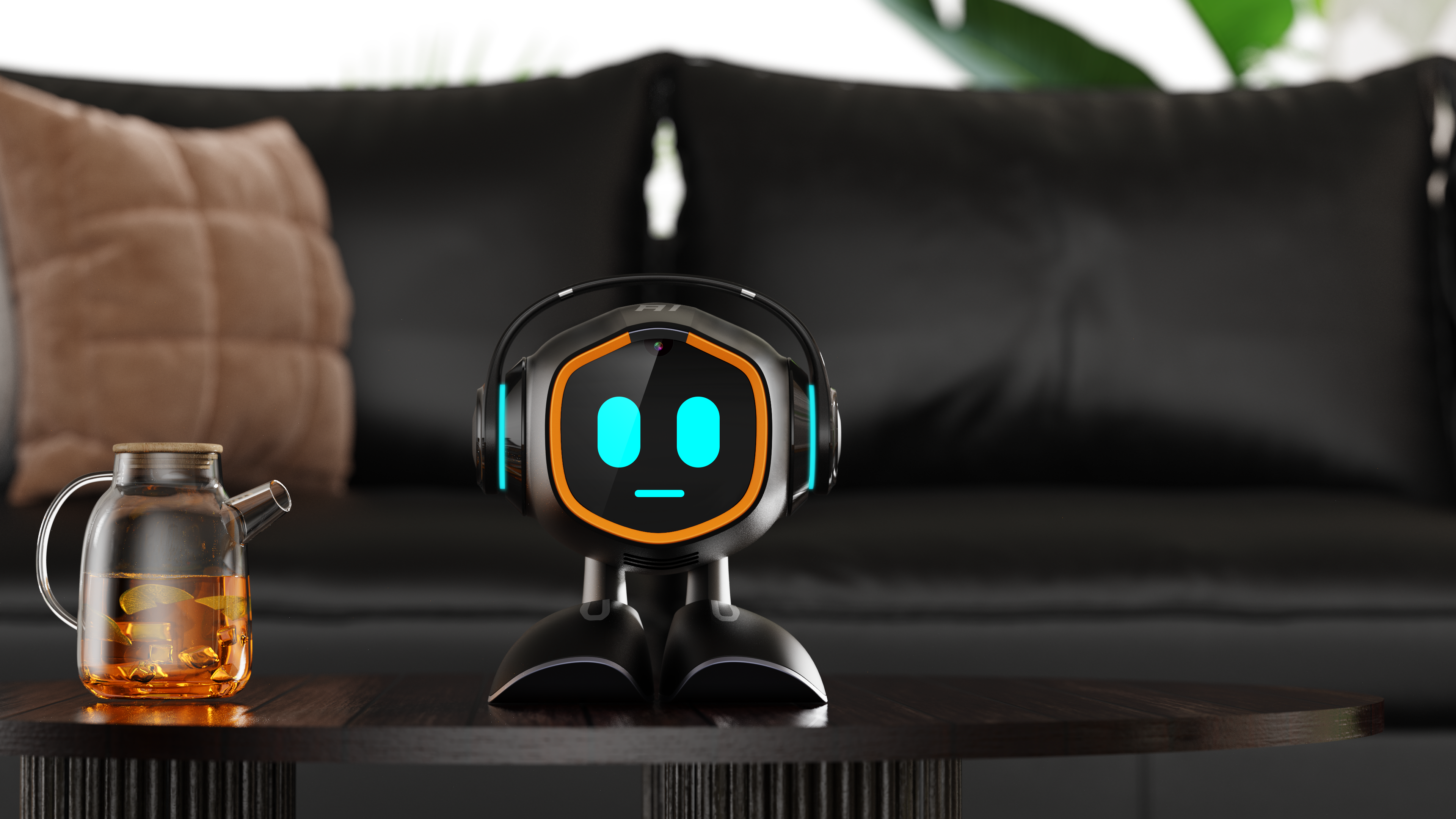 Intelligent robot design, product design, modeling design，Emotional masseuse, companion elves, robot design，