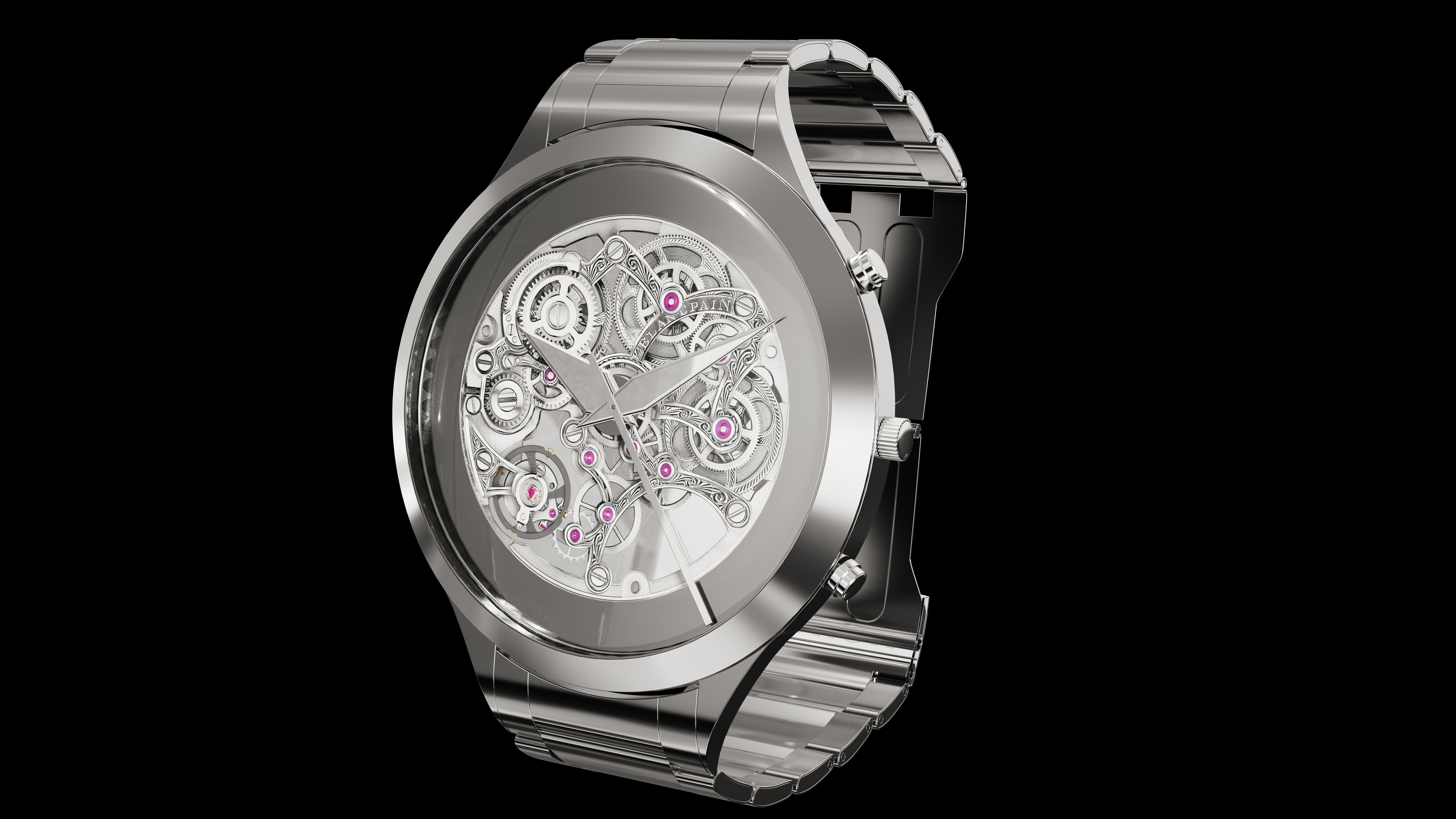 Watch rendering，Keyshot rendering，Metallic texture，precision machinery，Product rendering，industrial design，Light and Shadow Art，Tools and equipment，