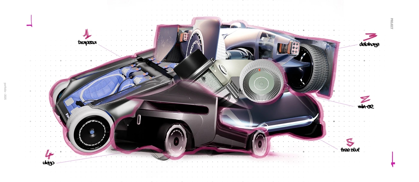 Portfolio-2025，automobile，vehicle，industrial design，