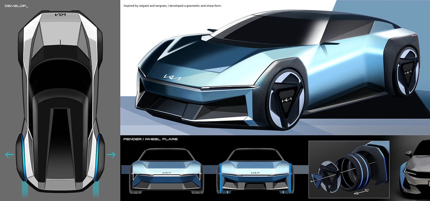automobile，vehicle，KIA FORTISSIMO，conceptual design，