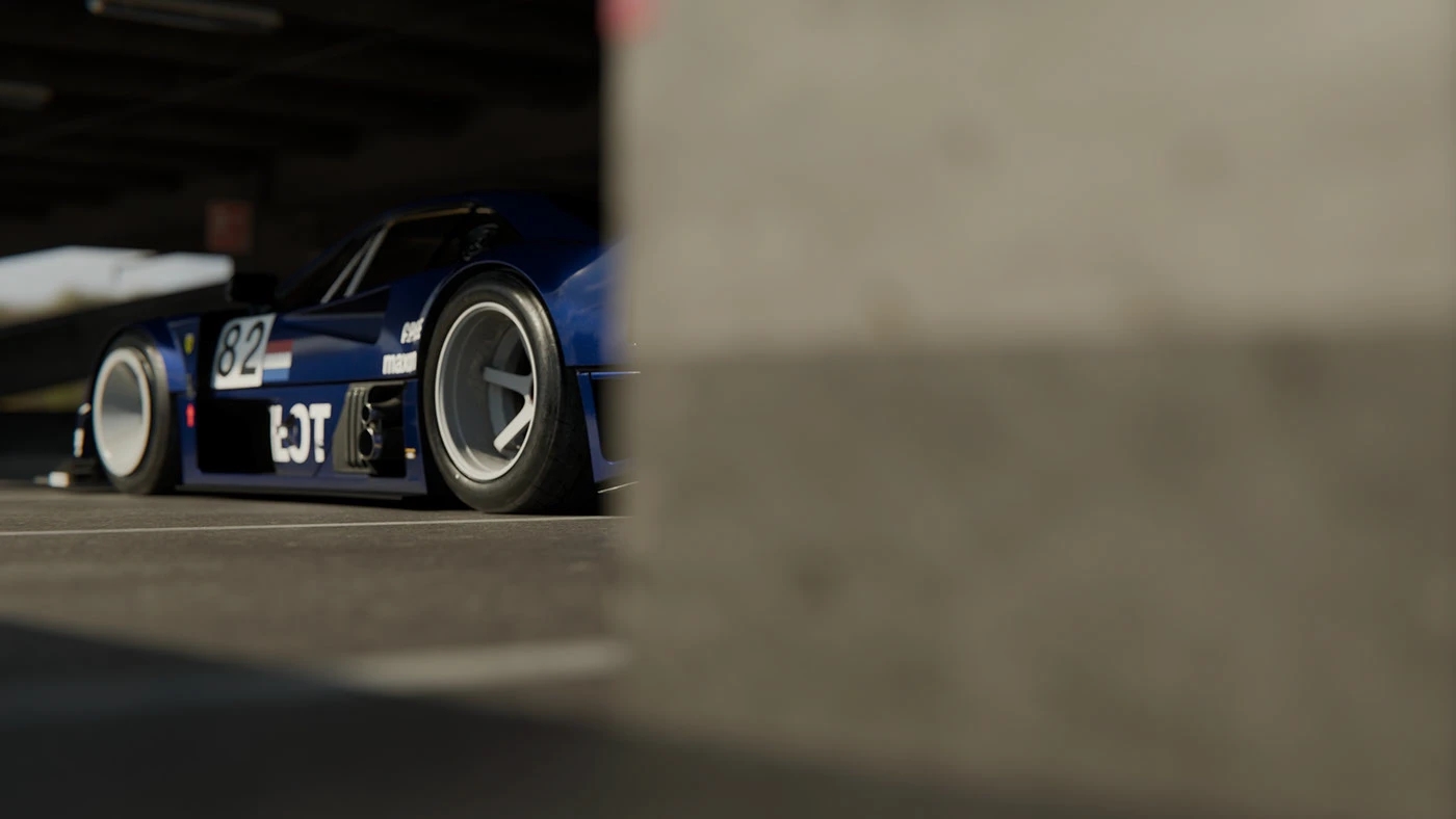 vehicle，automobile，Sports car，F40GTR，