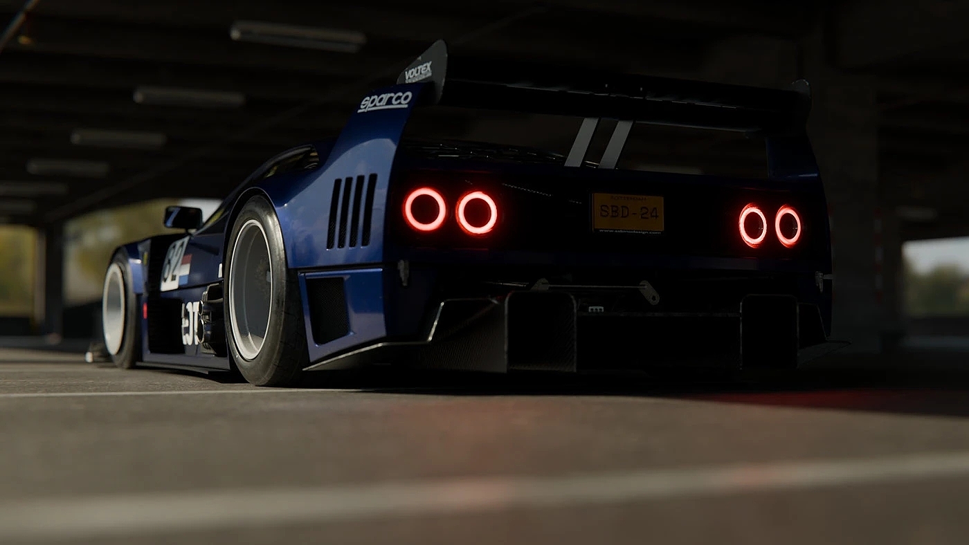 vehicle，automobile，Sports car，F40GTR，
