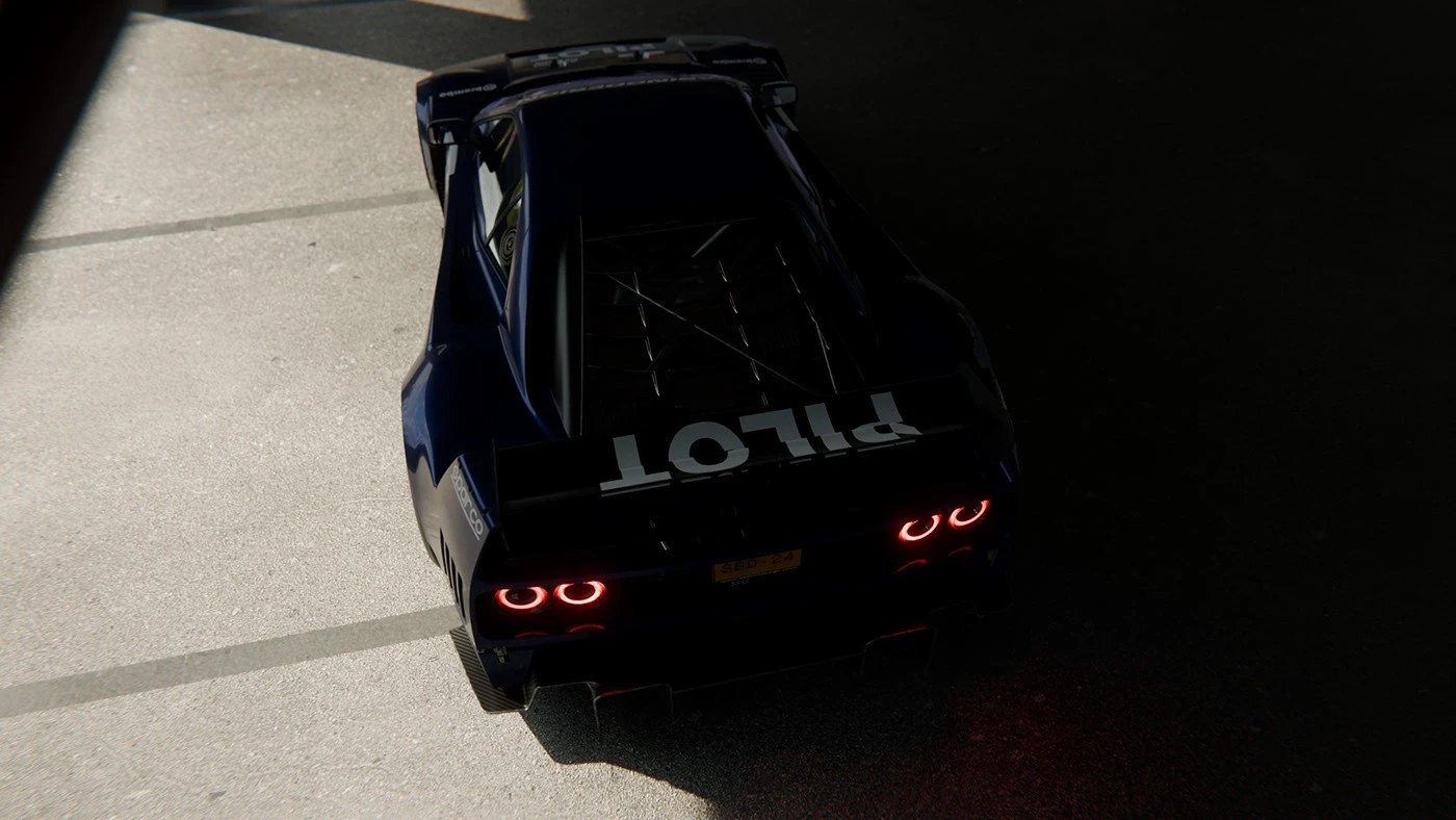 vehicle，automobile，Sports car，F40GTR，