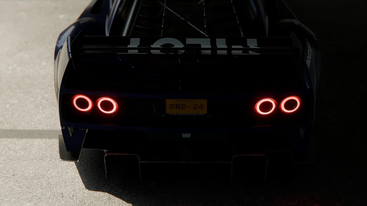 vehicle，automobile，Sports car，F40GTR，