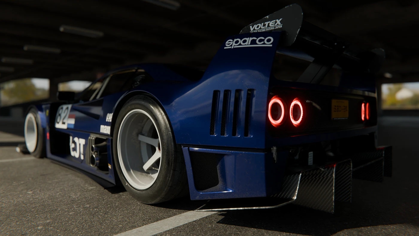 vehicle，automobile，Sports car，F40GTR，