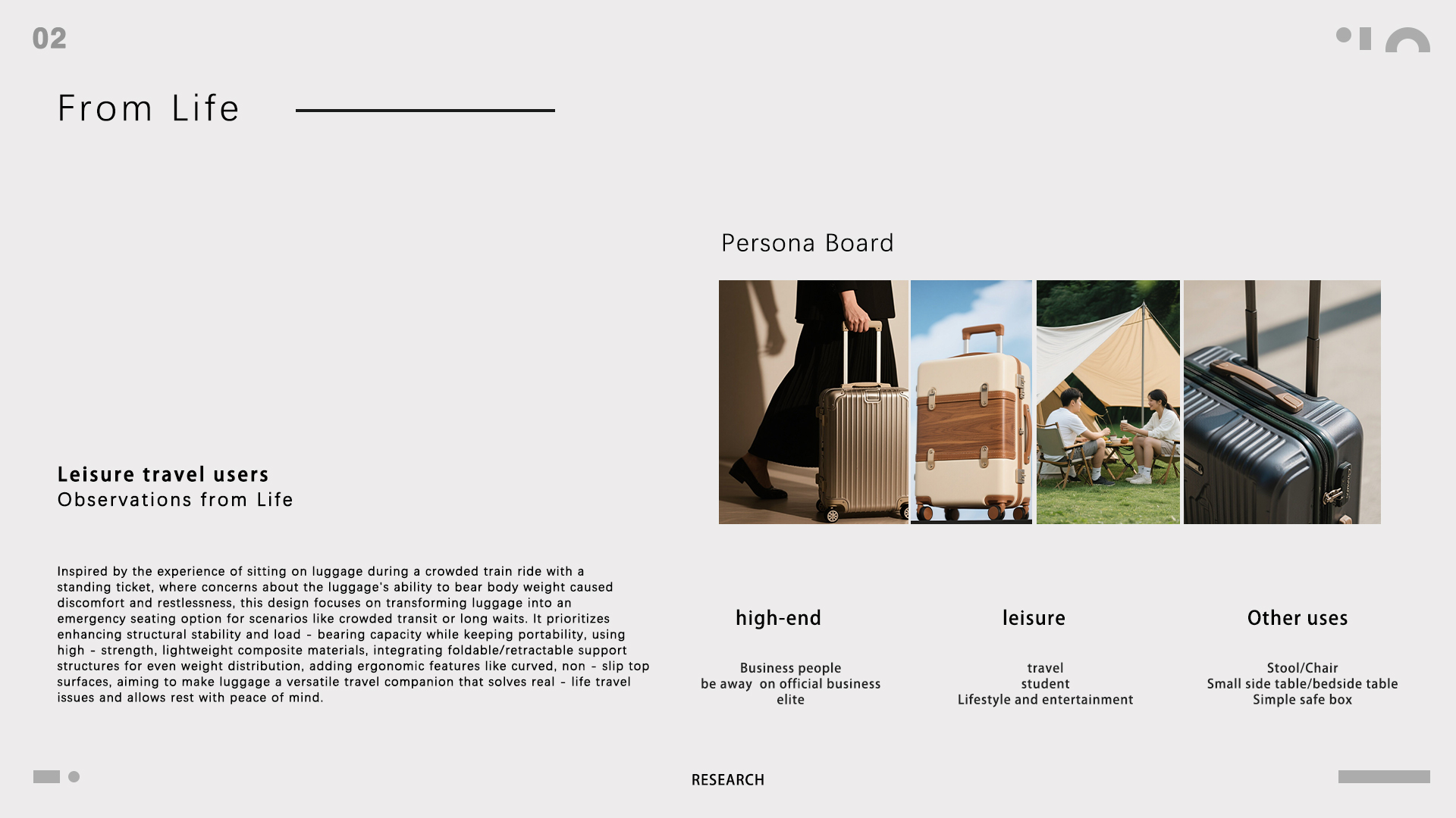 furniture design ，Life thinking，Outdoor product design，pragmatism，Minimalism，Application of AI，