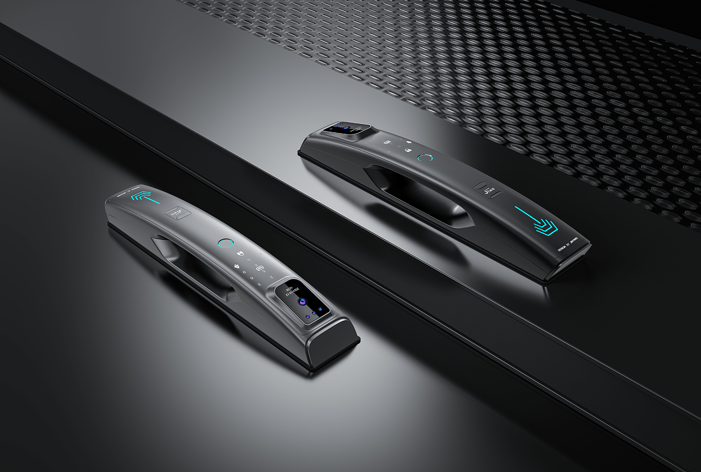 # Smart lock，# Fingerprint lock，# Smart door lock，#Industrial Design，#Product design，#Appearance design，