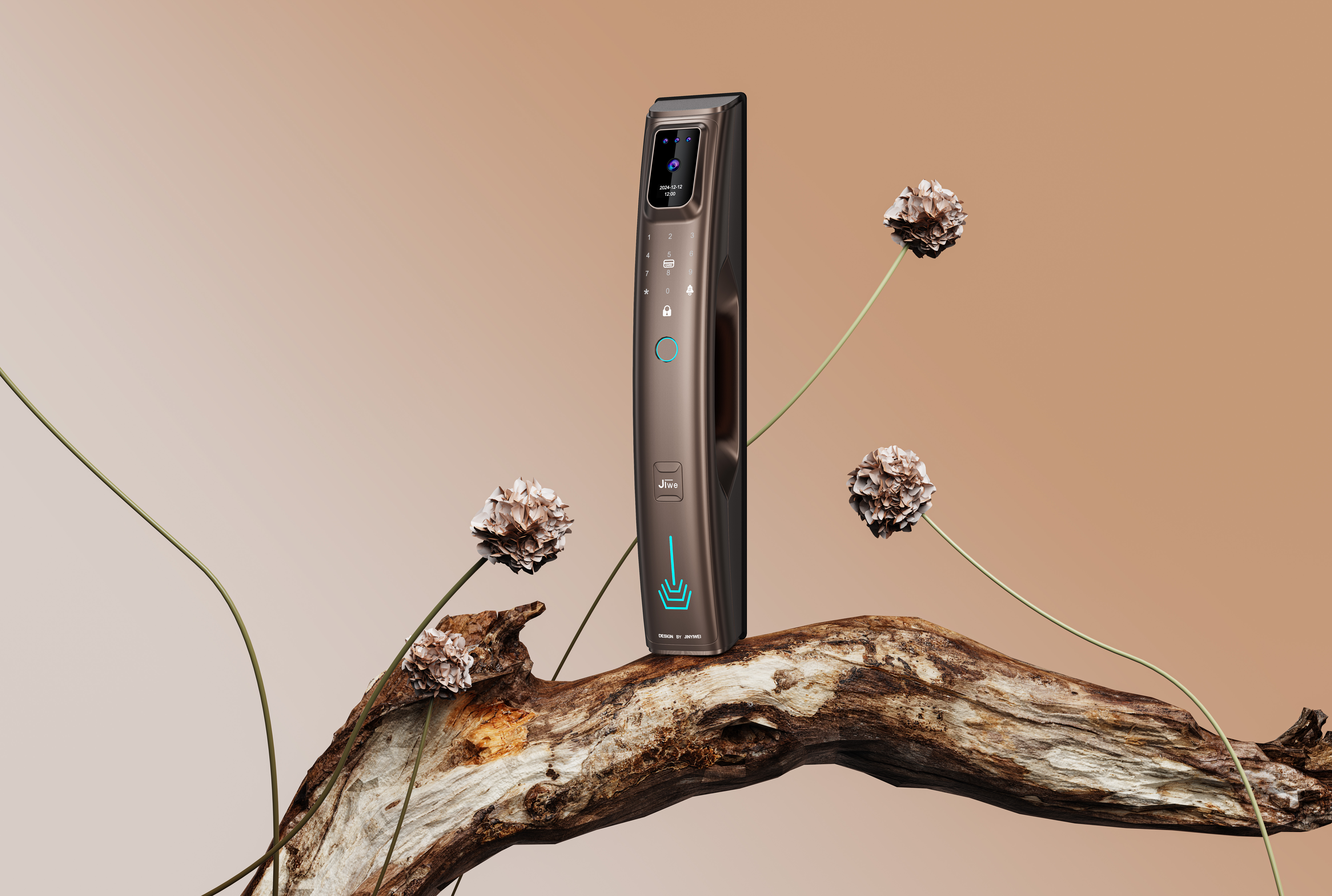 # Smart lock，# Fingerprint lock，# Smart door lock，#Industrial Design，#Product design，#Appearance design，