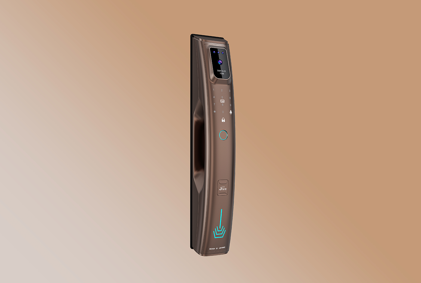 # Smart lock，# Fingerprint lock，# Smart door lock，#Industrial Design，#Product design，#Appearance design，