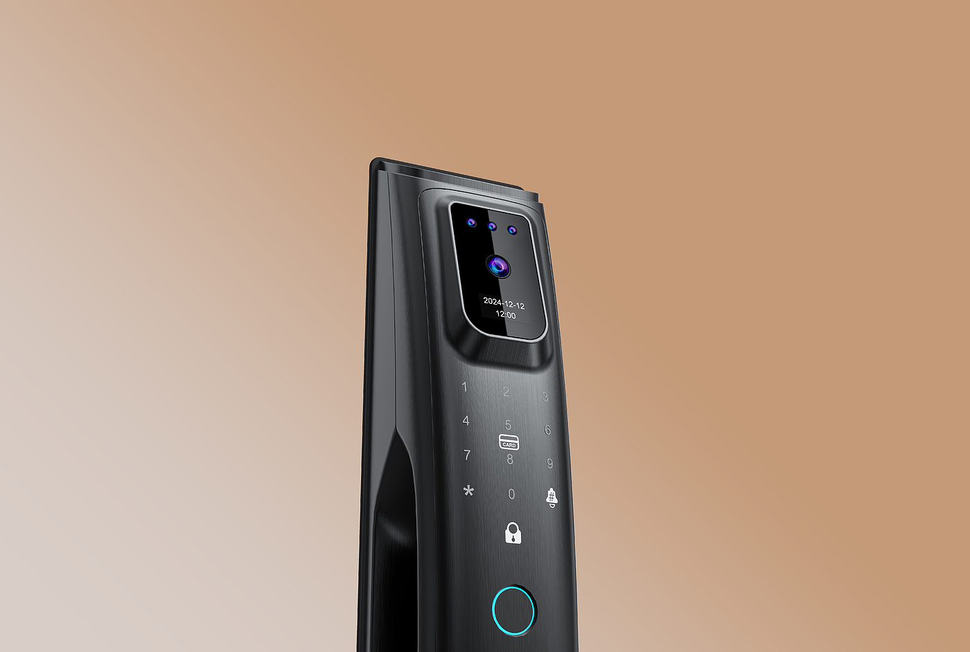 # Smart lock，# Fingerprint lock，# Smart door lock，#Industrial Design，#Product design，#Appearance design，