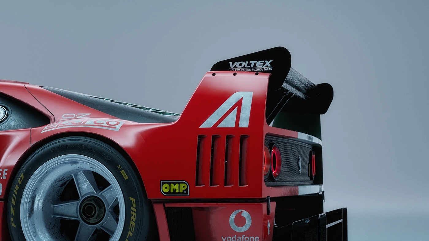 Ferrari F40，Racing Painting，gules，GTR，Alitalia Tricolore，