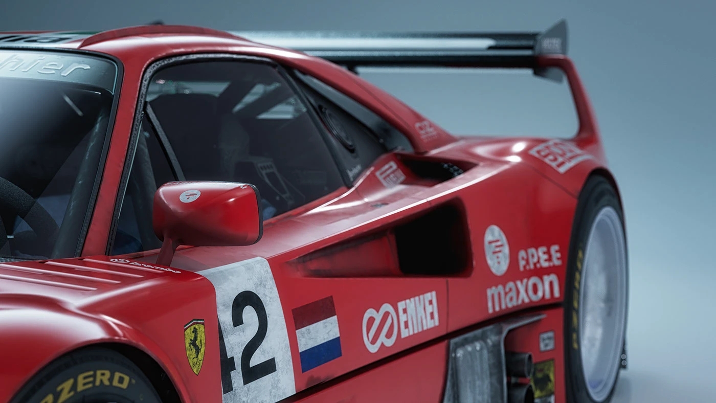 Ferrari F40，Racing Painting，gules，GTR，Alitalia Tricolore，