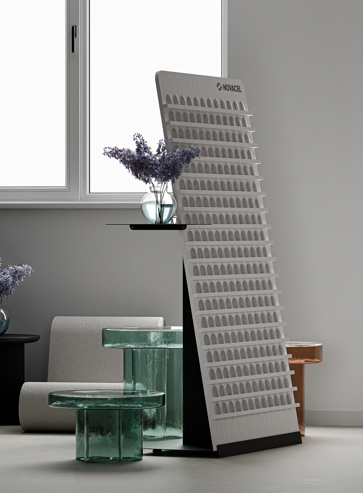 NOVACEL，OPTICAL WALL，Wall-mounted display shelf，Spectacle frame，practicability，