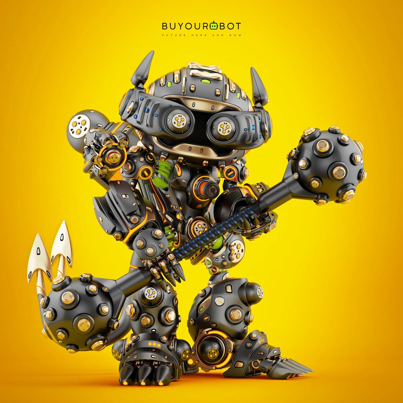 Sense of future，Robot Warrior，Metaverse，NFT，