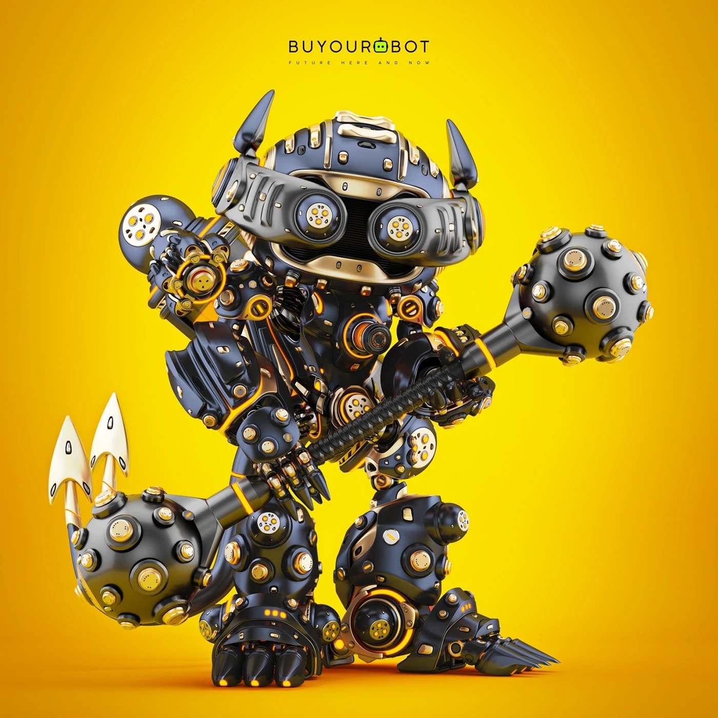 Sense of future，Robot Warrior，Metaverse，NFT，