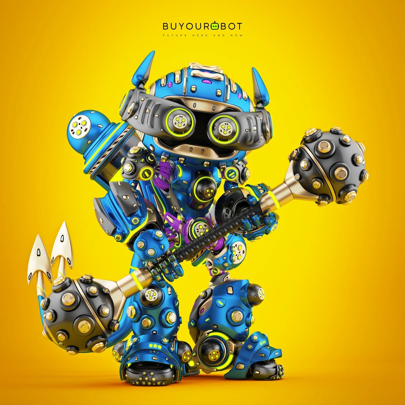 Sense of future，Robot Warrior，Metaverse，NFT，