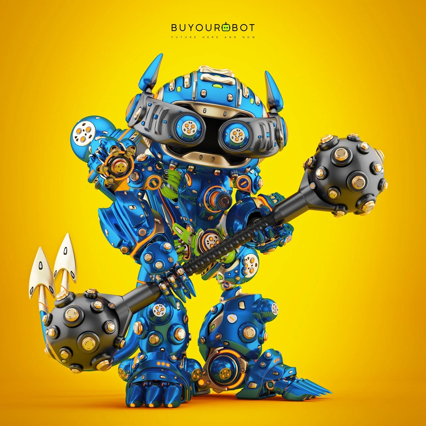 Sense of future，Robot Warrior，Metaverse，NFT，