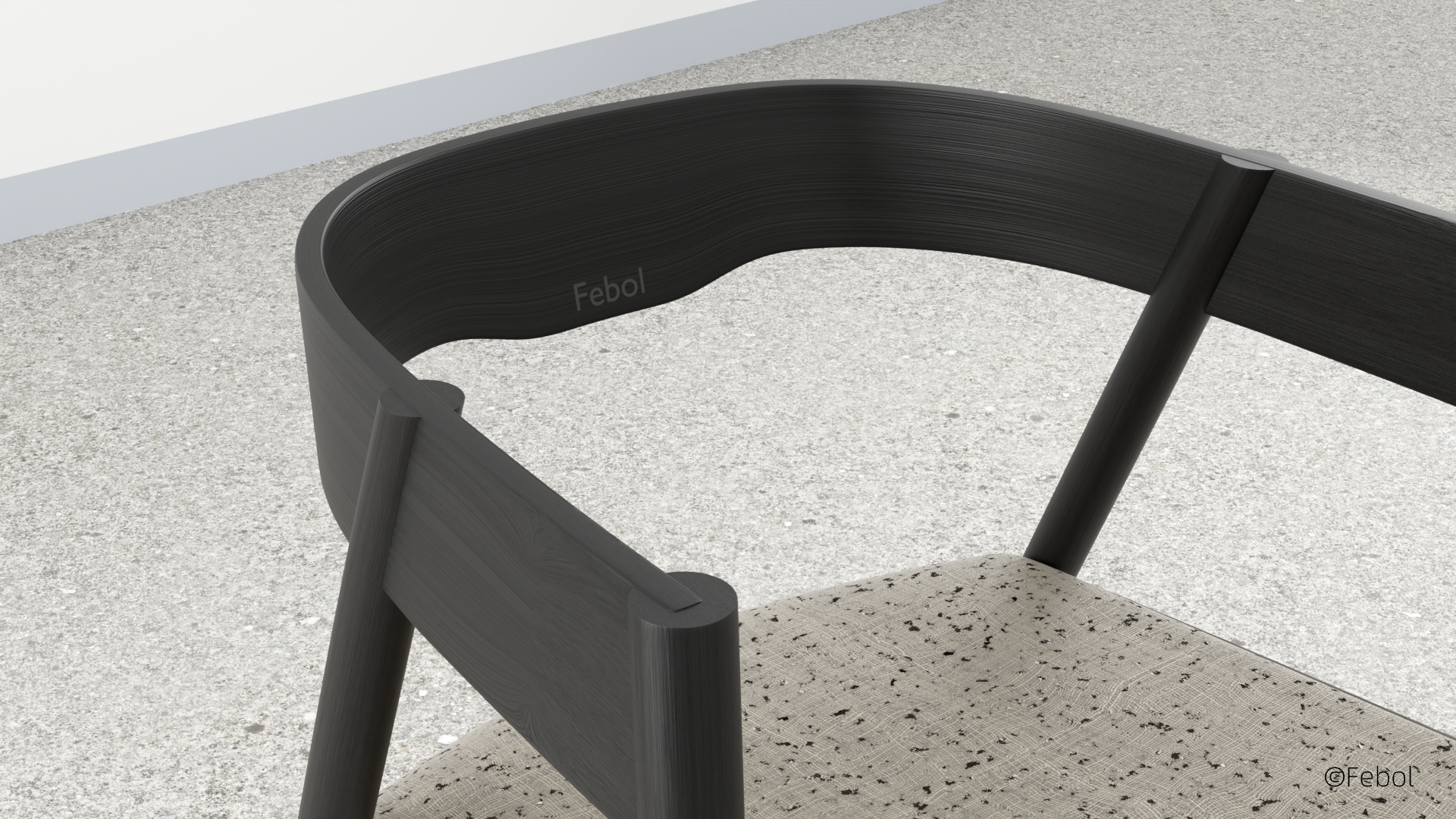 round-backed armchair，chair，Single Chair，Solid wood chair，Japanese ，Simplicity，