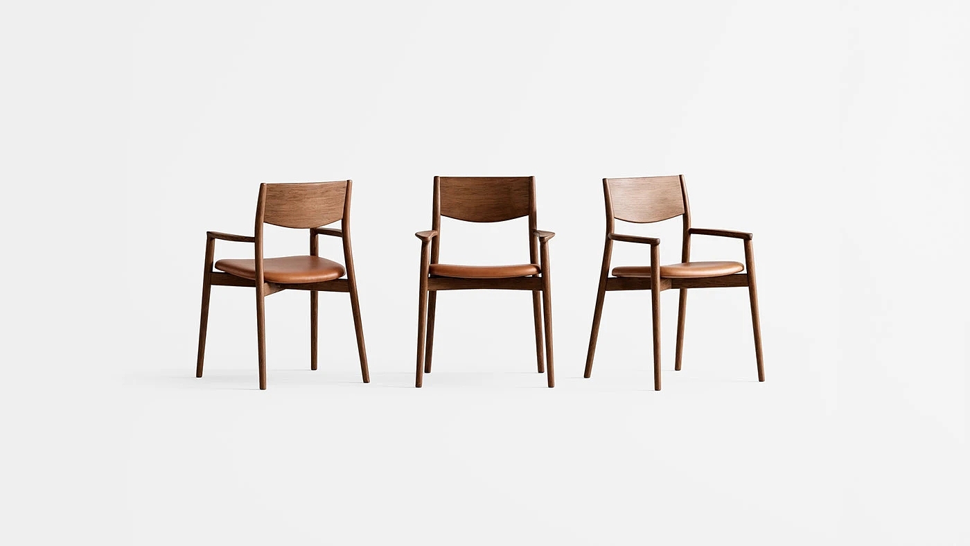 Ergonomics，Environmental protection leather，Sustainable design，Celina，chair，