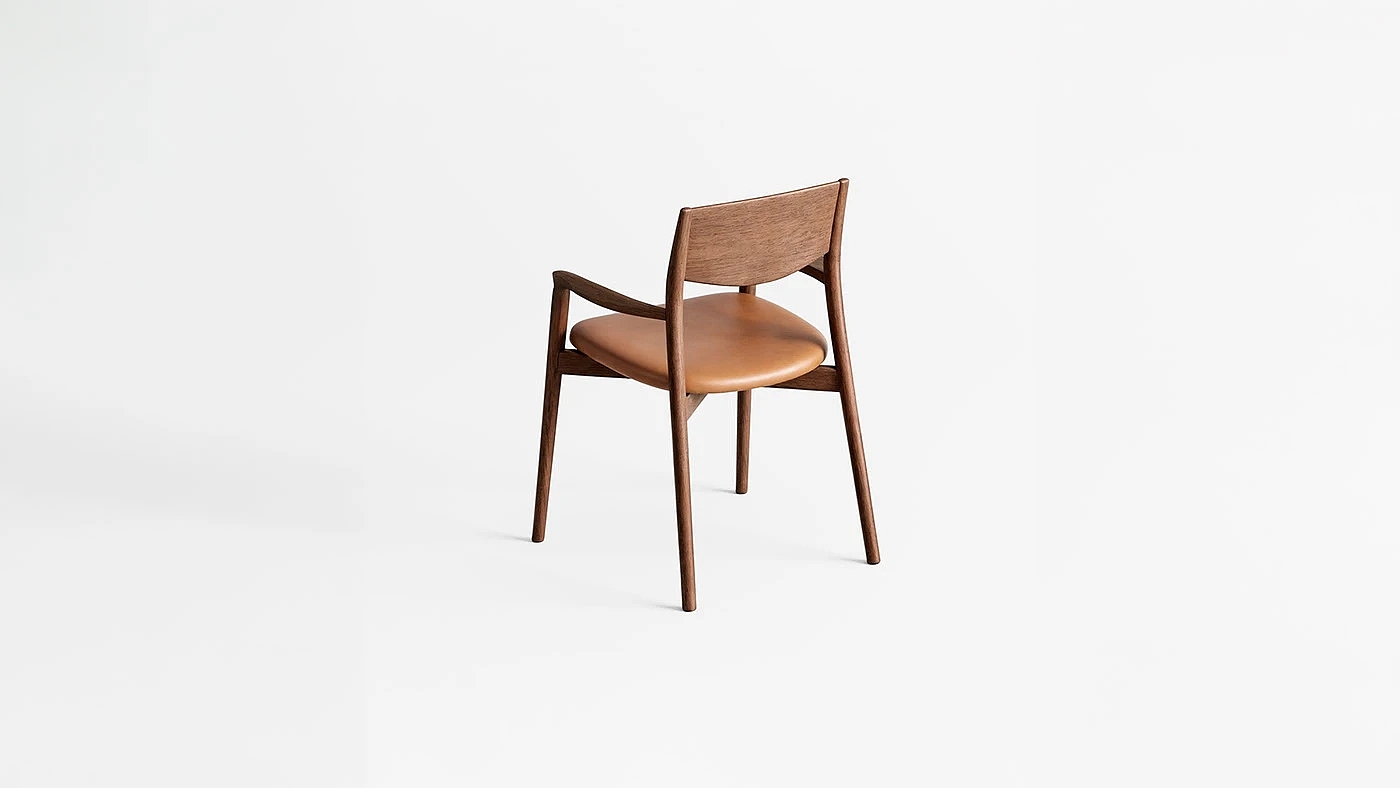 Ergonomics，Environmental protection leather，Sustainable design，Celina，chair，