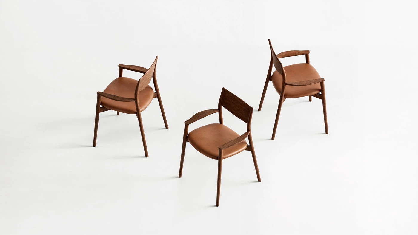 Ergonomics，Environmental protection leather，Sustainable design，Celina，chair，