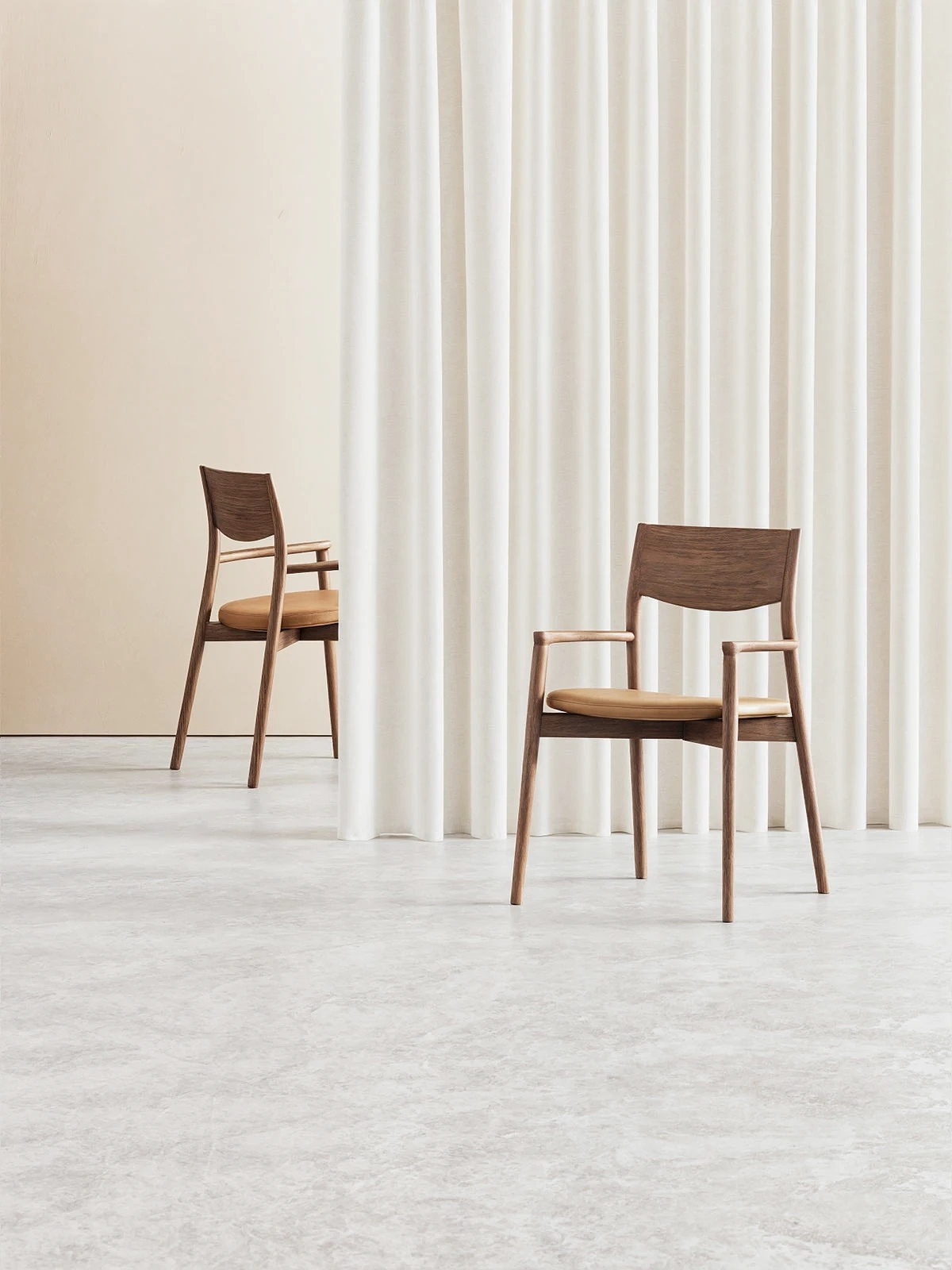 Ergonomics，Environmental protection leather，Sustainable design，Celina，chair，