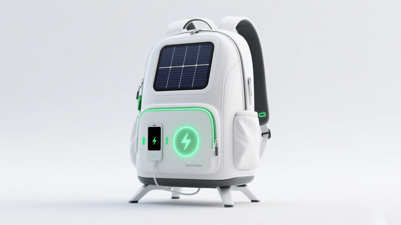 Intelligent outdoor waterproof backpack 1，
