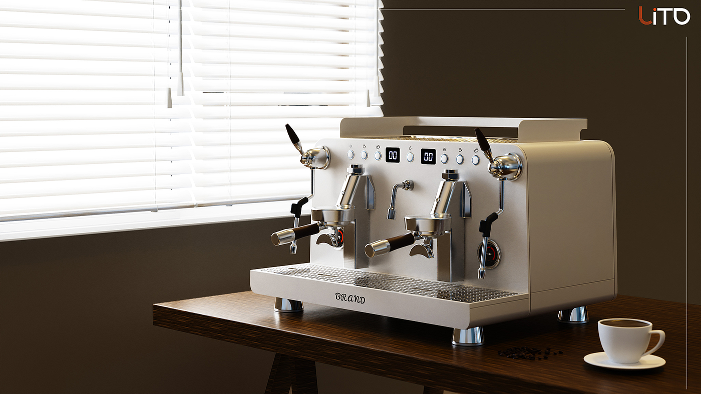Coffee machine，commercial，Metal，
