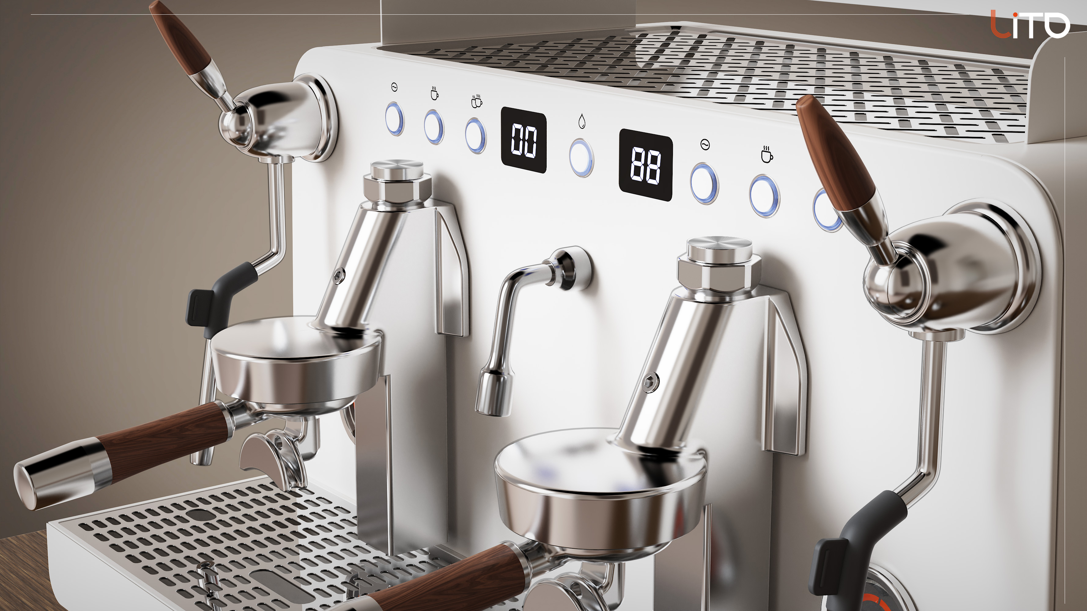 Coffee machine，commercial，Metal，