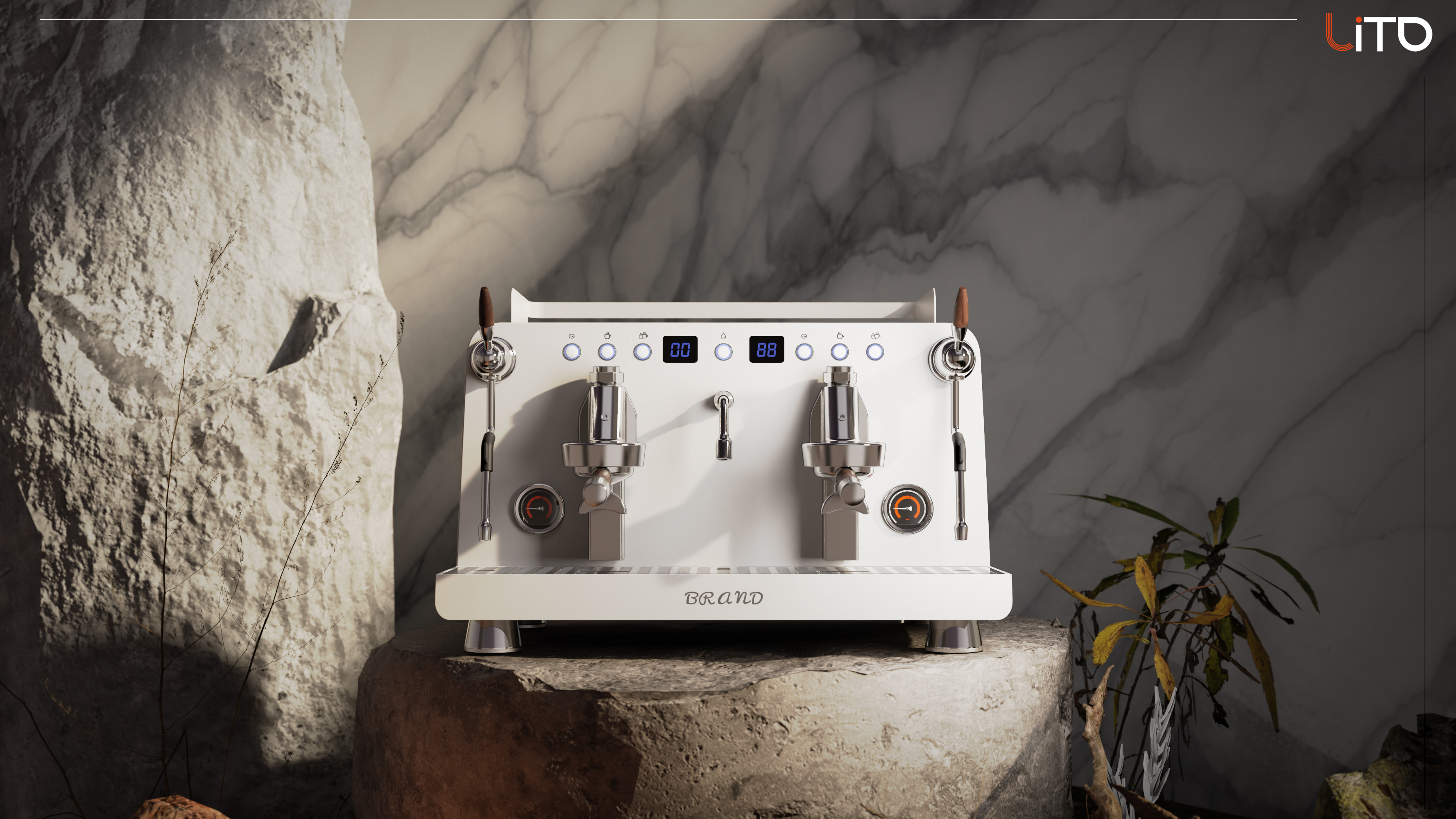 Coffee machine，commercial，Metal，