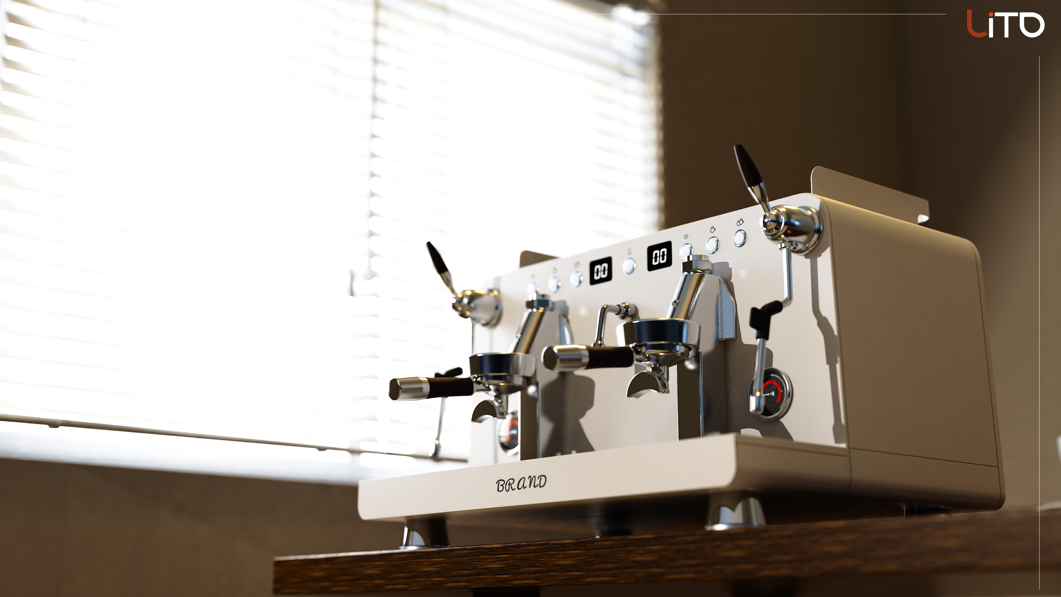 Coffee machine，commercial，Metal，