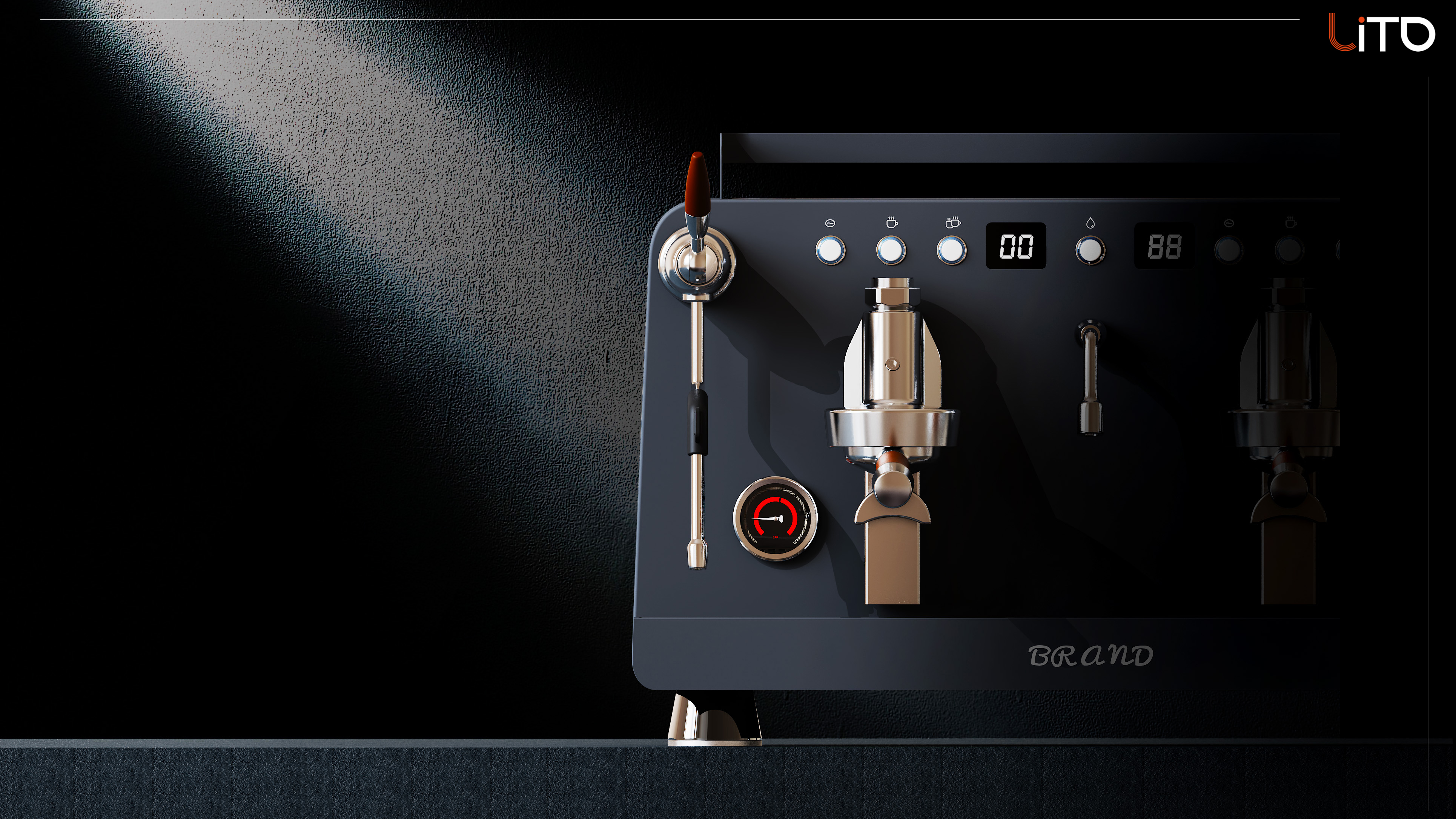 Coffee machine，commercial，Metal，