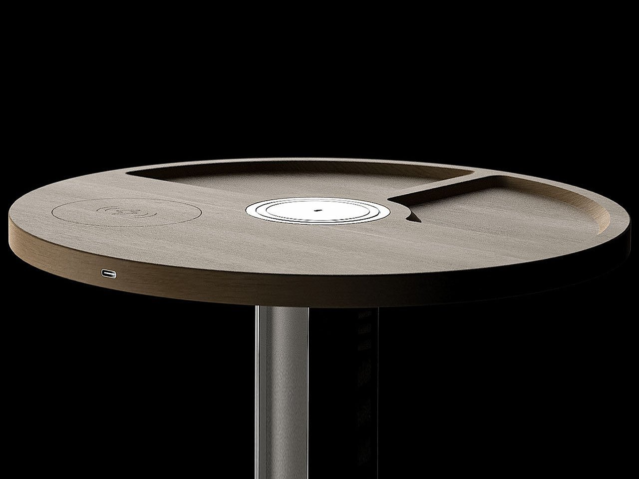 Table，Home Furnishing，multi-function，Wireless charging，lighting，